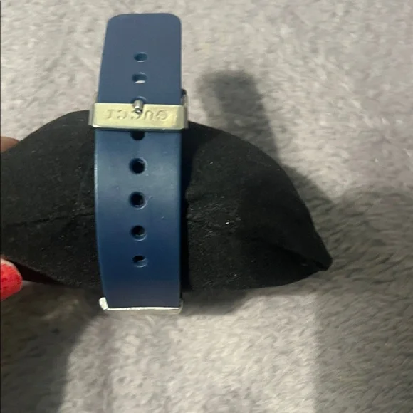 Gucci Silver and Navy Watch - Picture 4 of 5